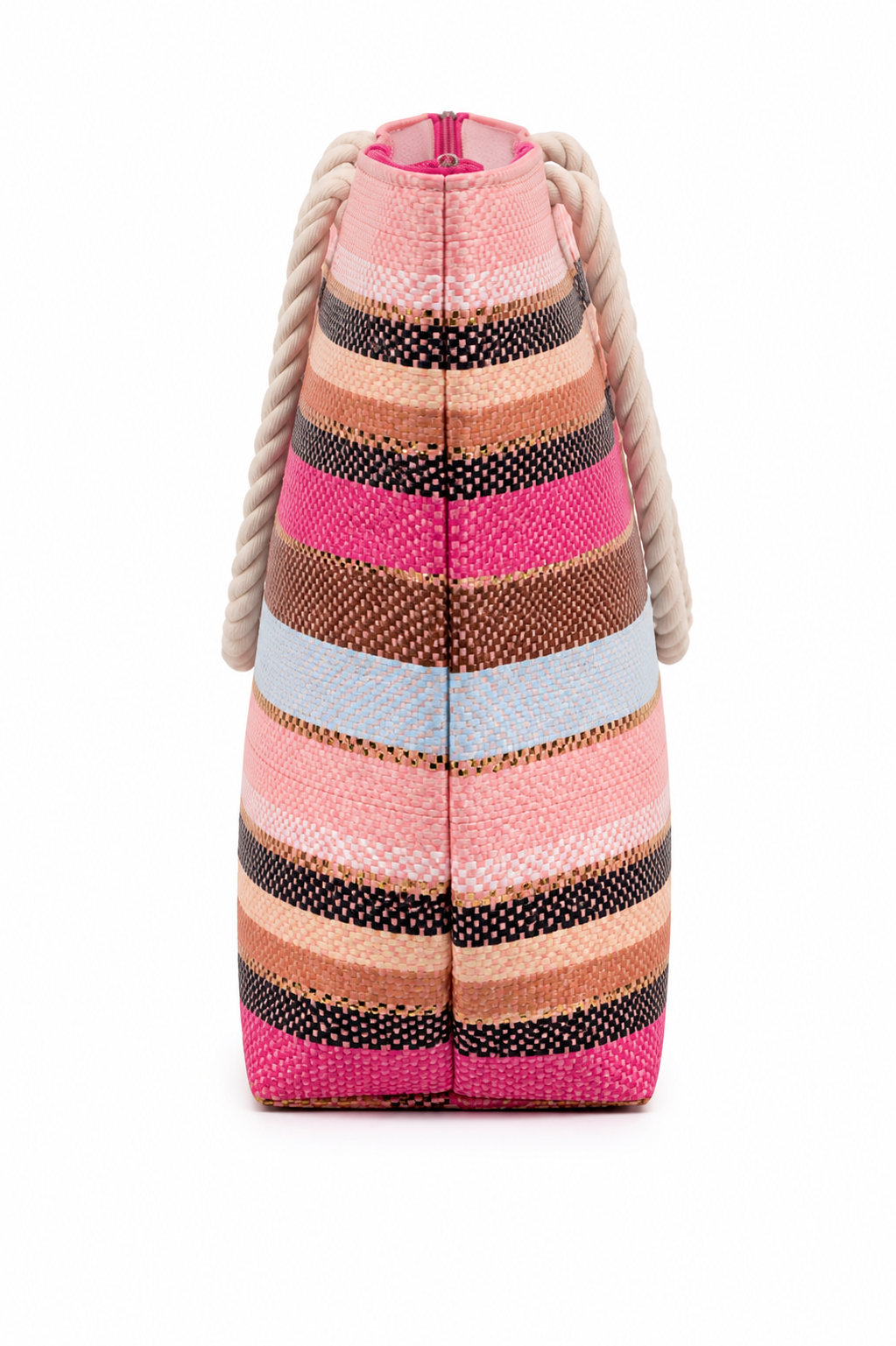 Aloha Vibes Hawai’i Pink Stripe Tote Bag