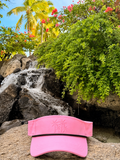 Pink palm tree visor