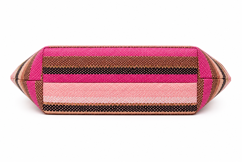 Aloha Vibes Hawai’i Pink Stripe Tote Bag