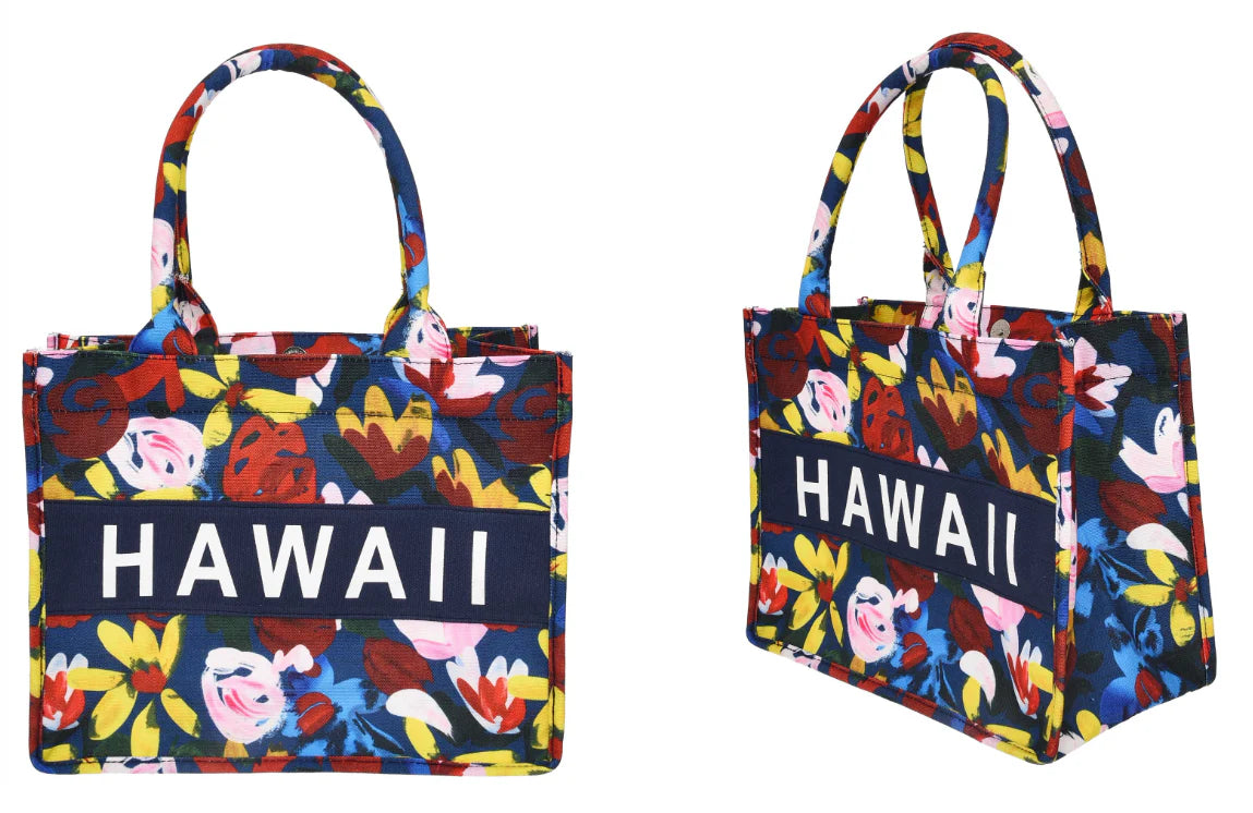 Hawaii Floral Banner Handbag