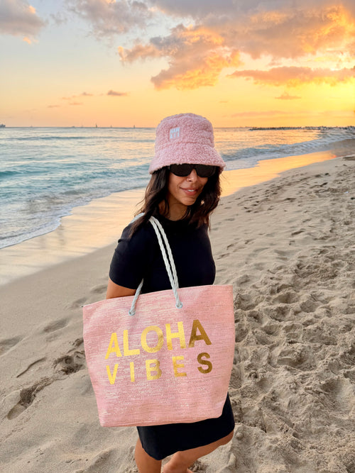 Aloha Vibes Hawai’i Large Tote Bag